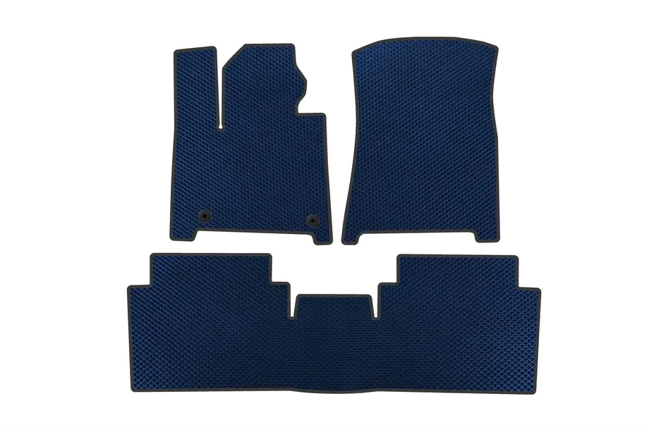 Hyundai Santa Fe 5 2023– EVA vloermatten (2 rijen, blauw) Image