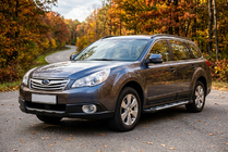 Subaru Outback 2009–2014 Sunrise side steps (set van 2, aluminium) foto 1
