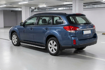 Subaru Outback 2009–2014 Maydos V1 zijtreden (set 2 stuks, aluminium + RVS) foto 1