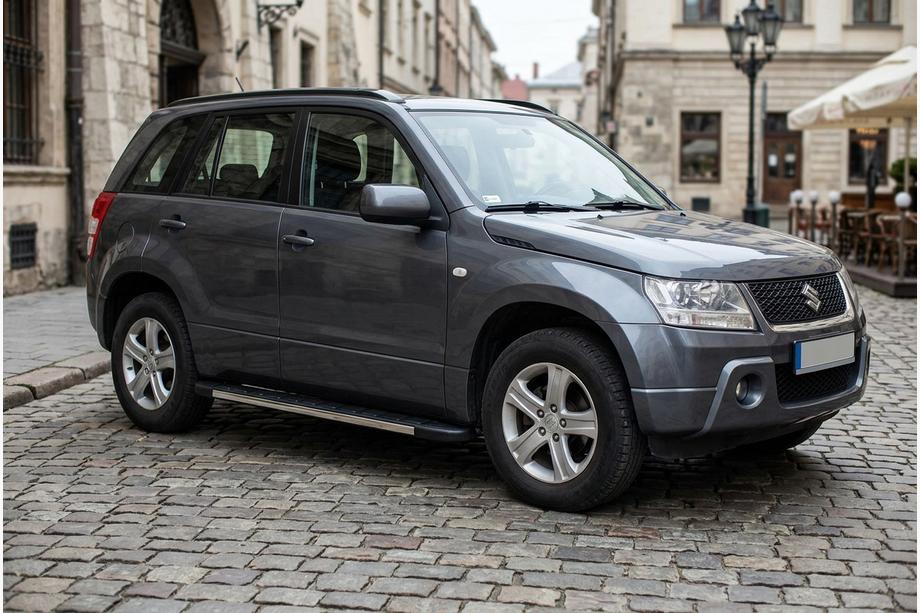 Suzuki Grand Vitara 2005–2017 Duru side steps (2 stuks, aluminium) Image