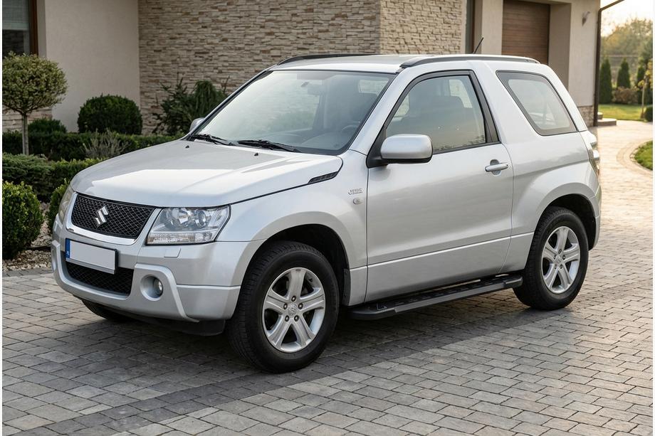 Suzuki Grand Vitara 2005–2017 RedLine Black zijsteps (set van 2, aluminium) Image