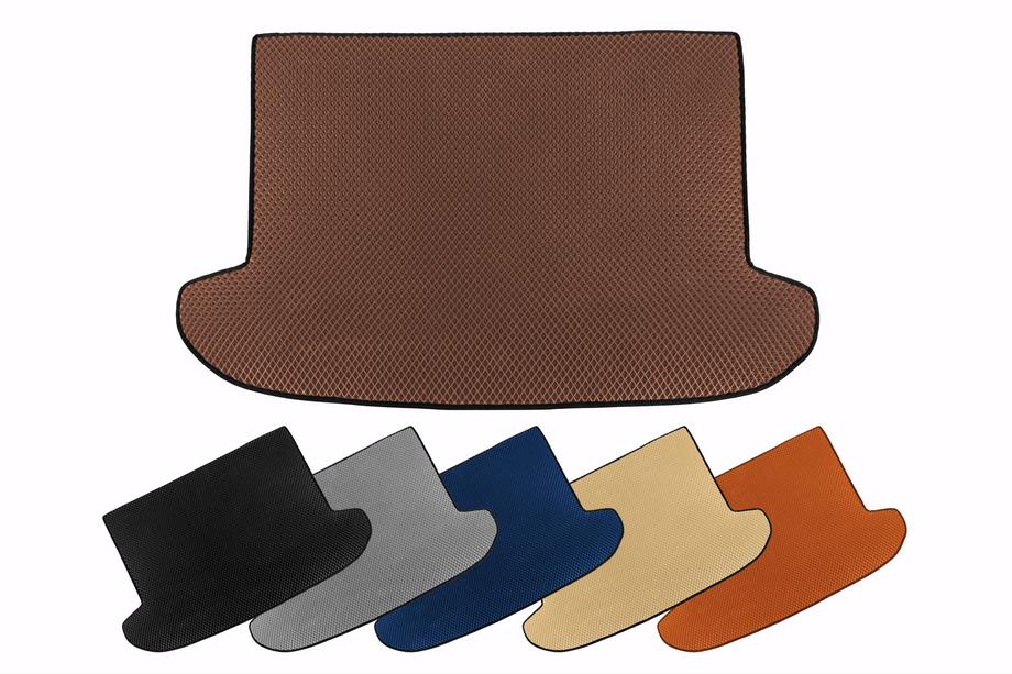 Opel Corsa E 2015–2019 EVA kofferbakmat (Bruin) Image