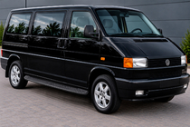 Volkswagen T4 Transporter 1990–2003 Bosphorus Black side steps (2 st., aluminium) Lange wielbasis foto 1
