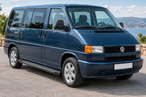 Volkswagen T4 Caravelle/Multivan 1990–2003 Allmond Black zijtreden (2 st., aluminium) foto 1