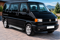 Volkswagen T4 Caravelle/Multivan 1990–2003 Side steps Line (2 stuks, aluminium) Lange wielbasis foto 1
