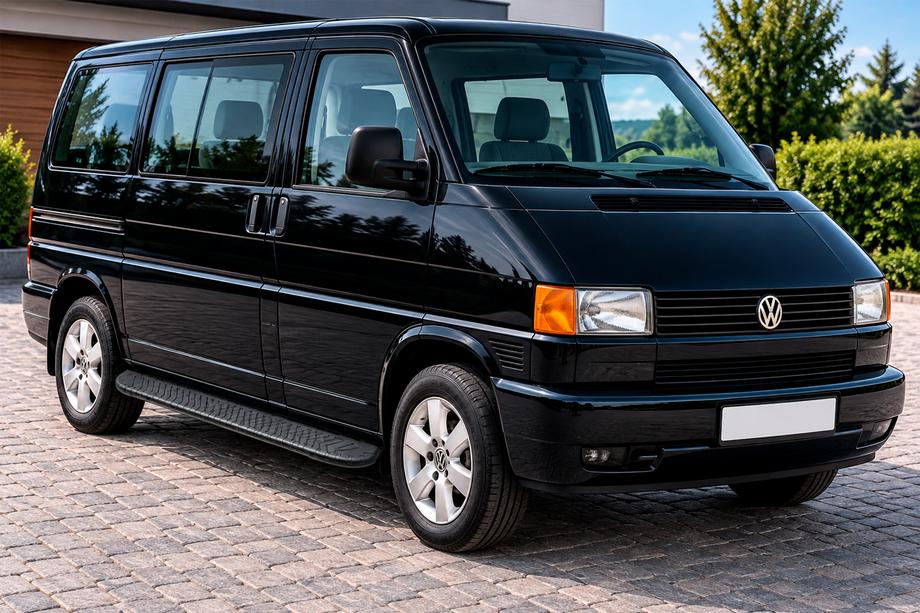 Volkswagen T4 Caravelle/Multivan 1990–2003 Bosphorus Black side steps (2 st., aluminium) Korte wielbasis Image