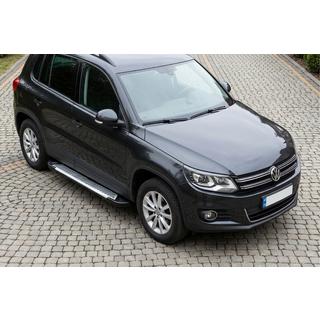 Side steps Line (2 stuks, aluminium) Volkswagen Tiguan 2007–2016 foto 1