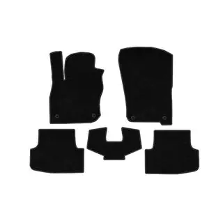 Premium textiele automatten (Sedan, zwart)