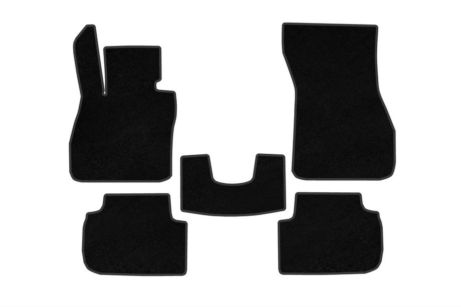 BMW 2 Serie Gran Coupe F44 2020–2024 Textielmatten Premium (voor F44, zwart) Image