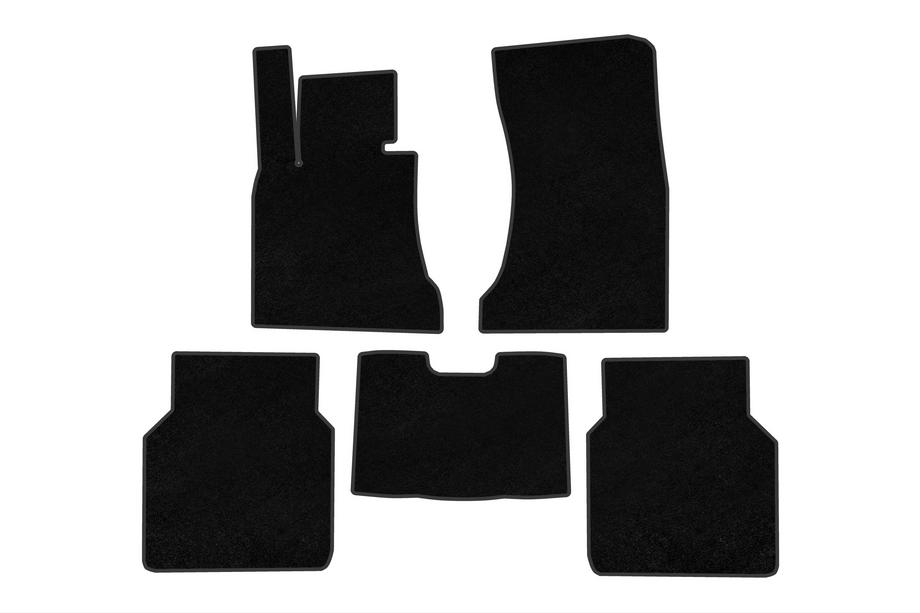 BMW 7-serie E65/66 2001–2008 Premium textielen automatten (Voor E66, zwart) Image