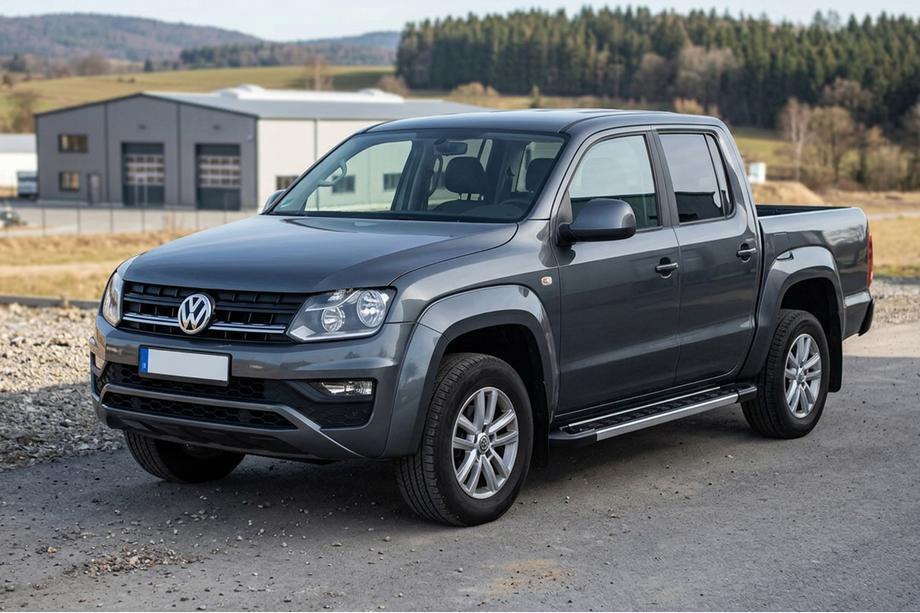 Volkswagen Amarok 2010–2022 Side steps RedLine V1 (2 stuks, aluminium) Image