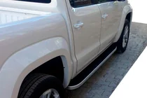 Volkswagen Amarok 2010–2022 Side steps Tayga Grey (set van 2, aluminium) foto 4