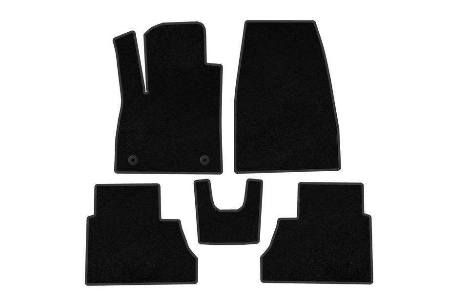 Ford Courier 2023– Textiele automatten Deluxe (Zwart) Image