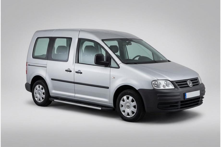 Volkswagen Caddy 2004–2010 Duru side steps (2 stuks, aluminium) Image