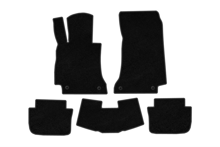 Mercedes E-class W214 2023– Textiel vloermatten Deluxe (Cabrio, zwart) Image