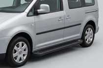Volkswagen Caddy 2010–2015 Allmond Black side steps (2 st., aluminium) foto 1