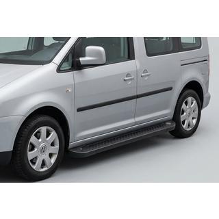 Allmond Black side steps (2 st., aluminium) Volkswagen Caddy 2010–2015 foto 1