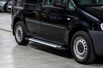 Volkswagen Caddy 2010–2015 Side steps Line (2 stuks, aluminium) Maxi basis foto 1