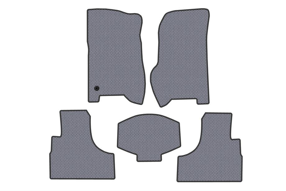 Jeep Cherokee/Liberty 2002–2007 Rubberen automatten Carsuit (Grijs) Image