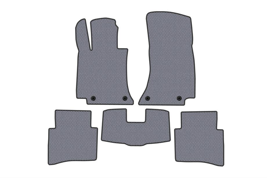Mercedes E-class W214 2023– Rubberen automatten Carsuit (SD, Grijs) Foto 1