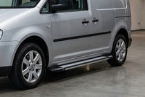 Volkswagen Caddy 2010–2015 Rainbow zijtreden (set van 2, aluminium) Maxi basis foto 1
