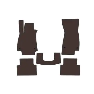 Rubberen automatten Carsuit V2 (Sedan, bruin)