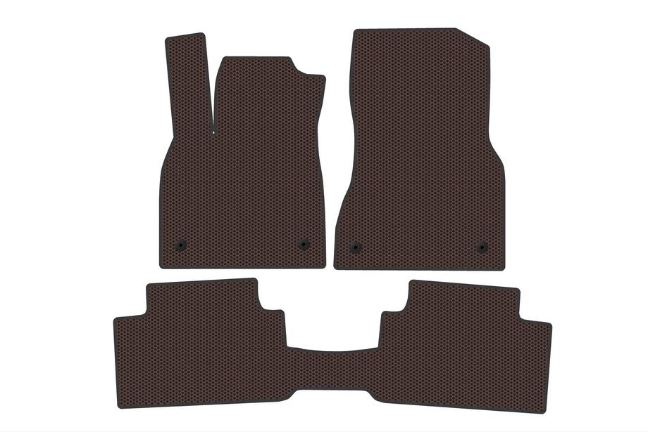 Audi Q6 2022– Rubberen automatten Carsuit (Bruin) Foto 1