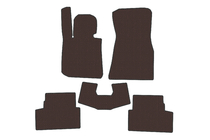 BMW 4-serie G22/23/26 2020– Rubberen automatten Carsuit (voor i4 G26, bruin) foto 9