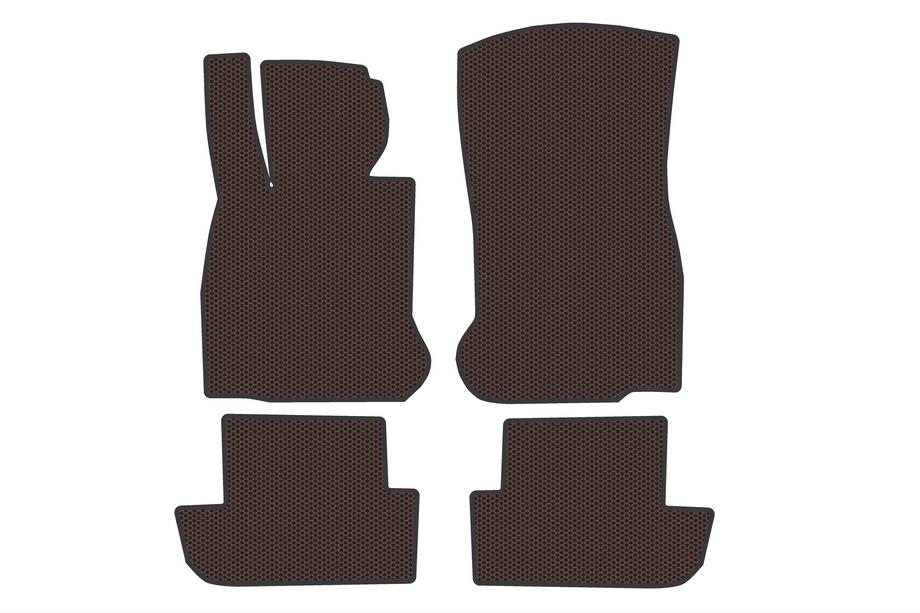 BMW 6-serie F12/F13/F06 2011–2018 Carsuit rubberen matten (voor F12/13, bruin) Image