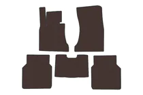BMW 7-serie E65/66 2001–2008 Rubberen automatten Carsuit (voor E66, bruin) foto 1