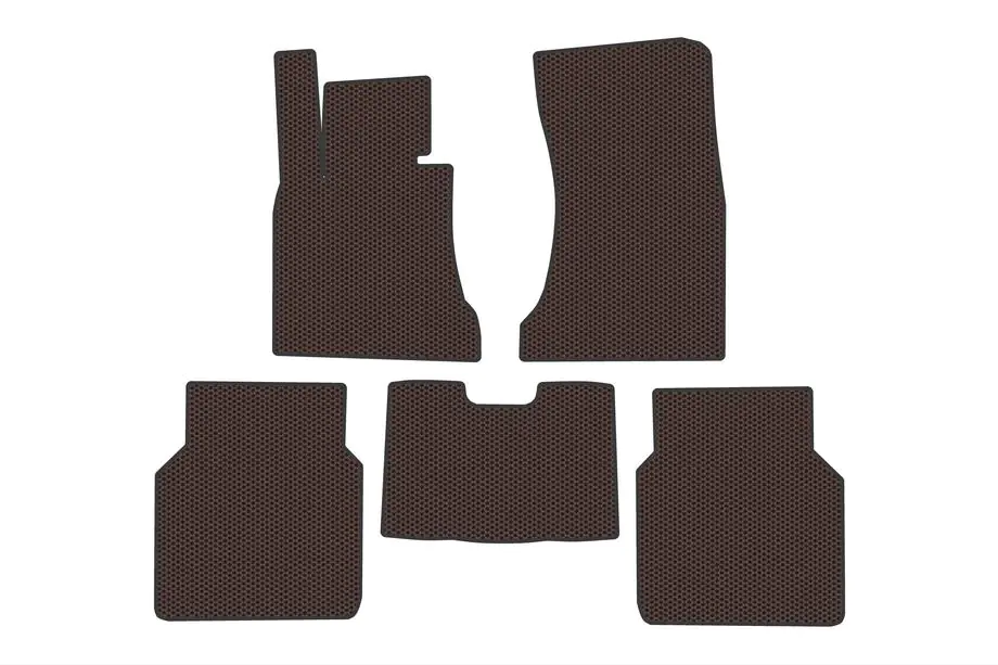 BMW 7-serie E65/66 2001–2008 Rubberen automatten Carsuit (voor E66, bruin) Image