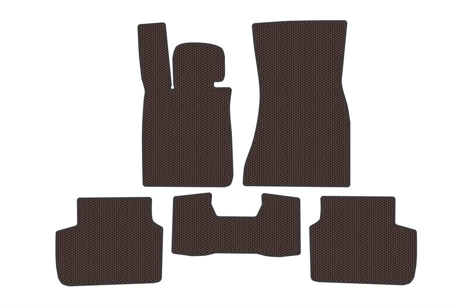 BMW 7 Serie G11/G12 2015–2022 Rubberen automatten Carsuit (voor G11, bruin) Image