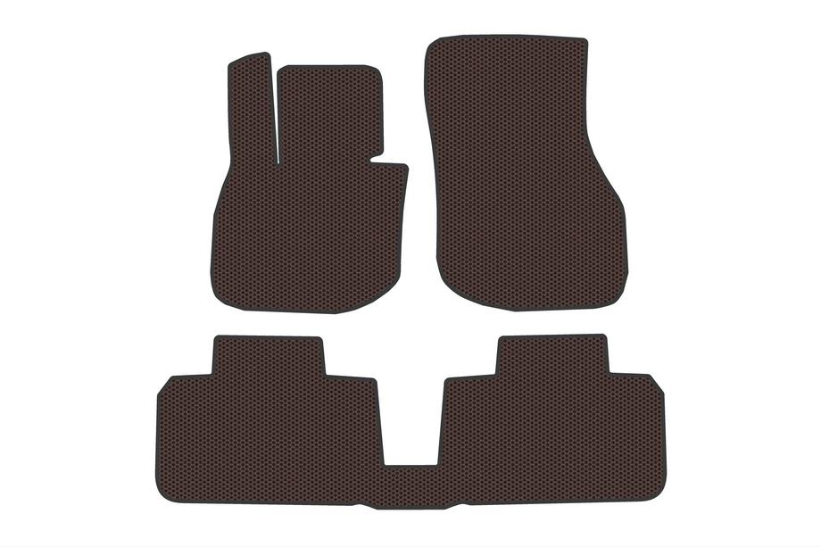 BMW X1/iX1 (U11) 2022– Rubberen automatten Carsuit (voor IX1, bruin) Image