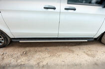 Mercedes Vito/V-klasse W447 2014– Duru side steps (2 stuks, aluminium) Extra lang (ExtraLong) foto 6