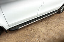 Mercedes Vito/V-klasse W447 2014– Duru side steps (2 stuks, aluminium) Extra lang (ExtraLong) foto 2