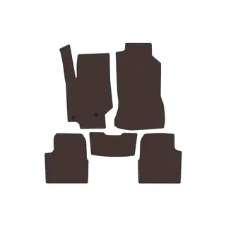 Carsuit rubberen automatten (Benzin, bruin)