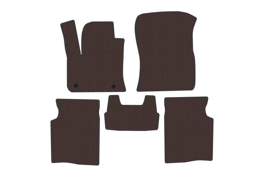 Citroen C4 X/e-C4 X 2022– Rubberen automatten Carsuit (Electro, bruin) Image