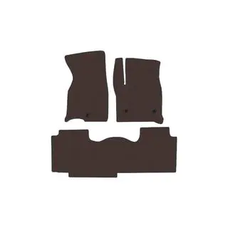 Rubberen automatten Carsuit (2 rijen, bruin)