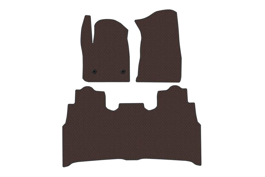Chevrolet Silverado 2019– Rubberen automatten Carsuit (Bruin) Image