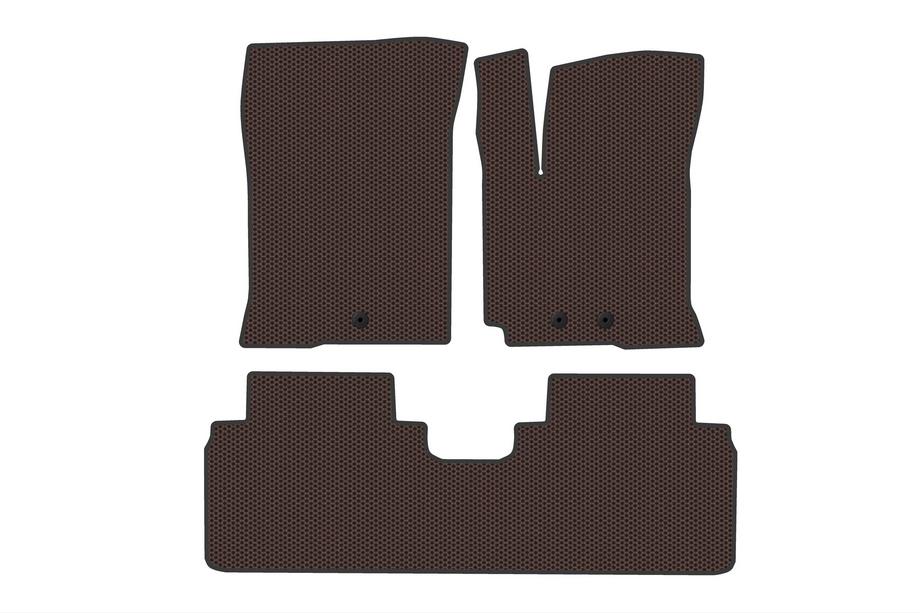 Hyundai IX-20 2010–2019 Rubberen automatten Carsuit (Bruin) Foto 1
