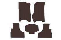 Jeep Cherokee/Liberty 2002–2007 Rubberen automatten Carsuit (Bruin) foto 1