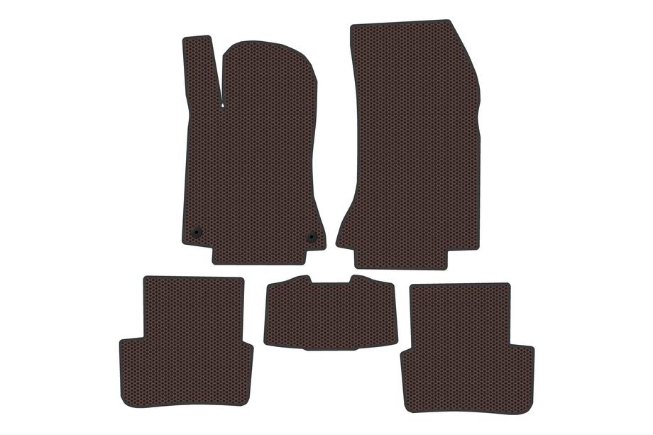 Mercedes B-klasse W246 2011–2018 Rubberen automatten Carsuit (Bruin) Image