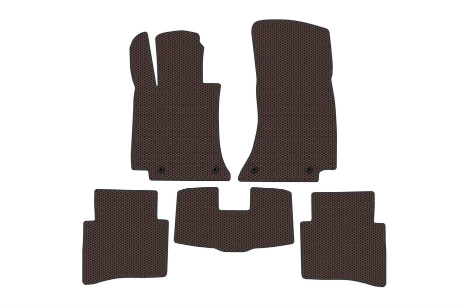 Mercedes E-class W214 2023– Carsuit rubberen vloermatten (SD, Bruin) Image