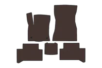 Mercedes EQA 2021– Rubberen automatten Carsuit (Bruin) foto 1