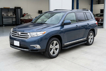 Toyota Highlander 2008–2013 Allmond Black side steps (2 st., aluminium) foto 1