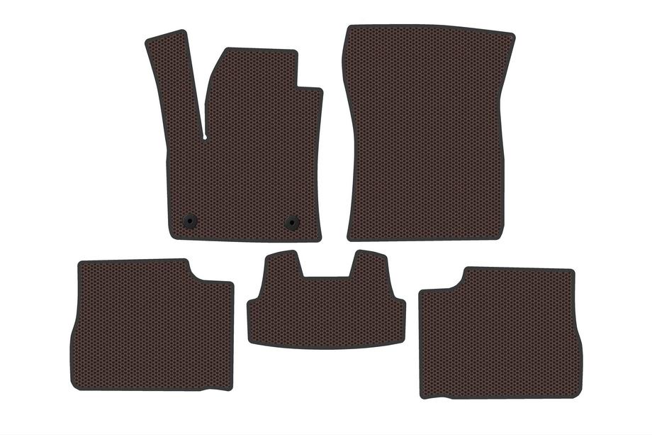 Peugeot 2008 2019– Rubberen vloermatten Carsuit V2 (2023-, Elektrisch, Bruin) Image