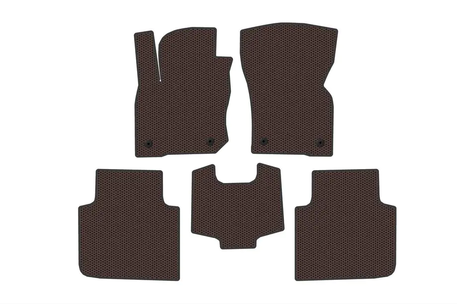 Skoda Kodiaq 2023– Rubberen automatten Carsuit (Bruin) Image