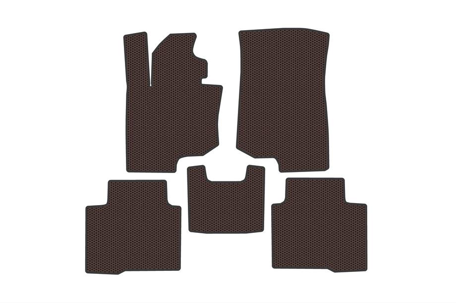 SsangYong Torres 2022– Rubberen automatten Carsuit (Electro, bruin) Image