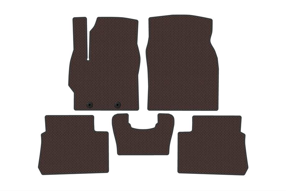 Toyota Yaris/Yaris Cross (XP210) 2020– Rubberen automatten Carsuit (Hybrid, Bruin) Image