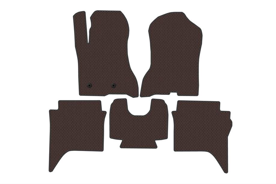 Volkswagen Amarok 2022– Rubberen automatten Carsuit (Bruin) Image